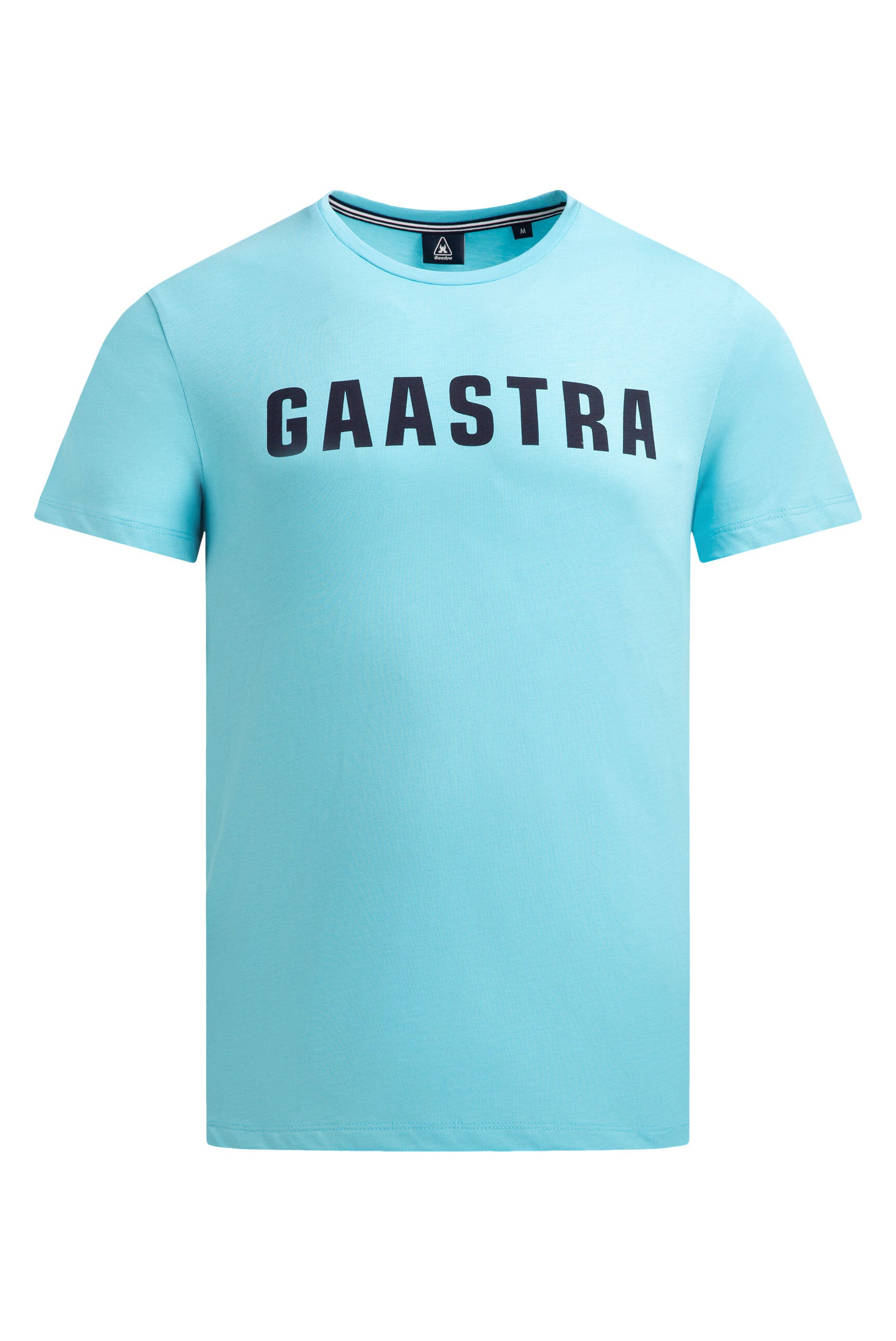 Basic T-Shirt Rundhals mit GAASTRA Logo aquarius