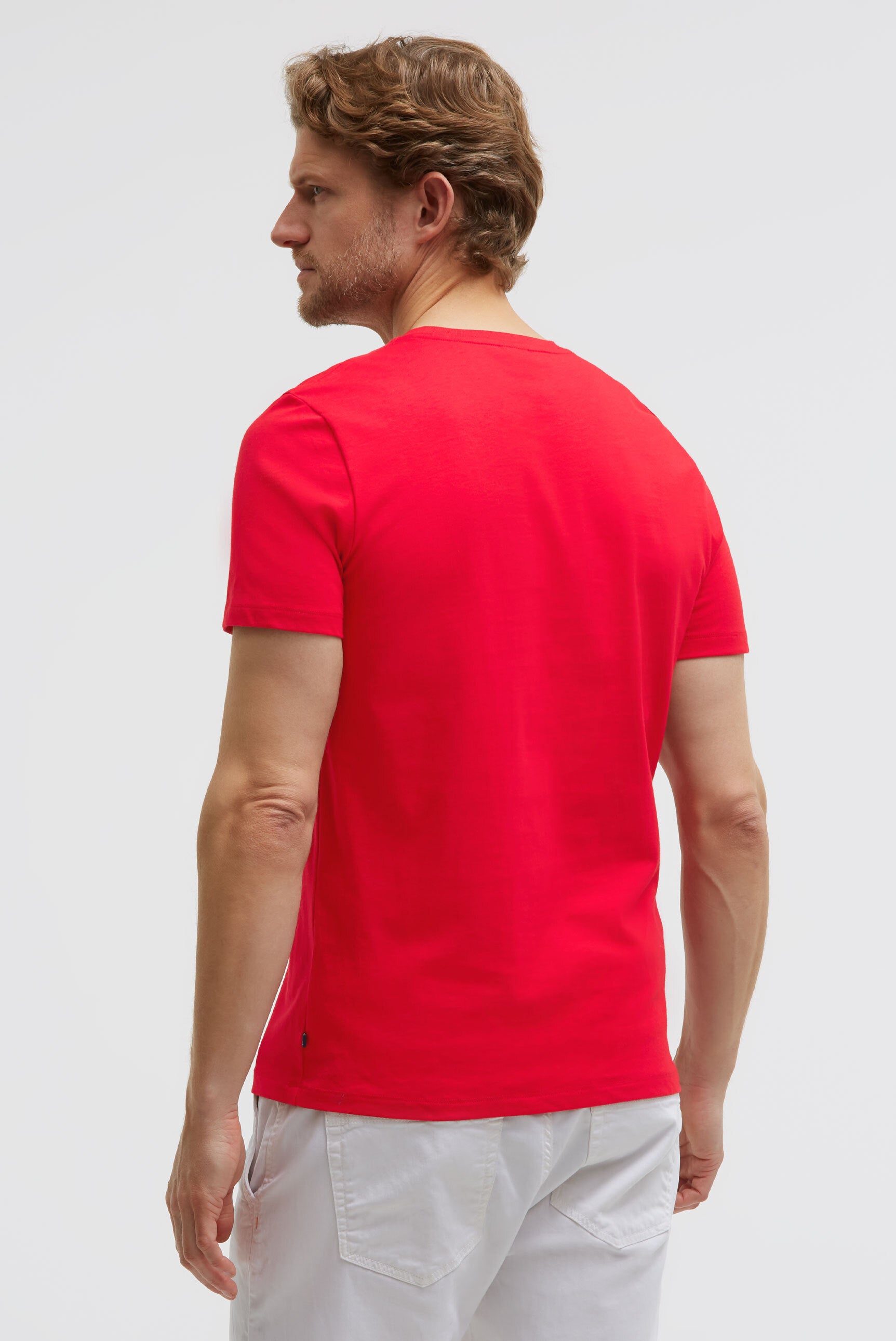 Basic T-Shirt Rundhals mit GAASTRA Logo core red