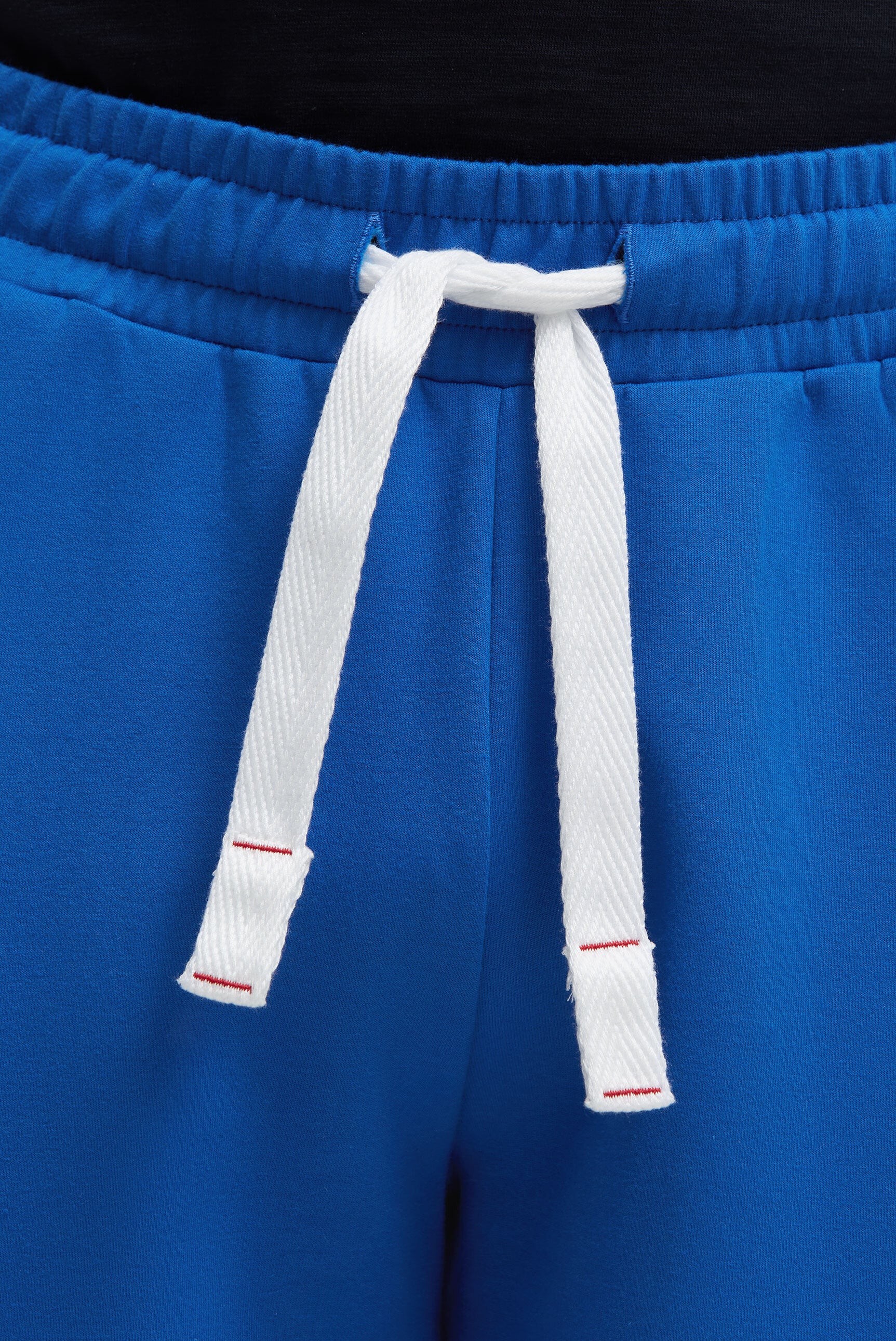 Sweatbermuda aus Interlock mit Artwork blue horizon