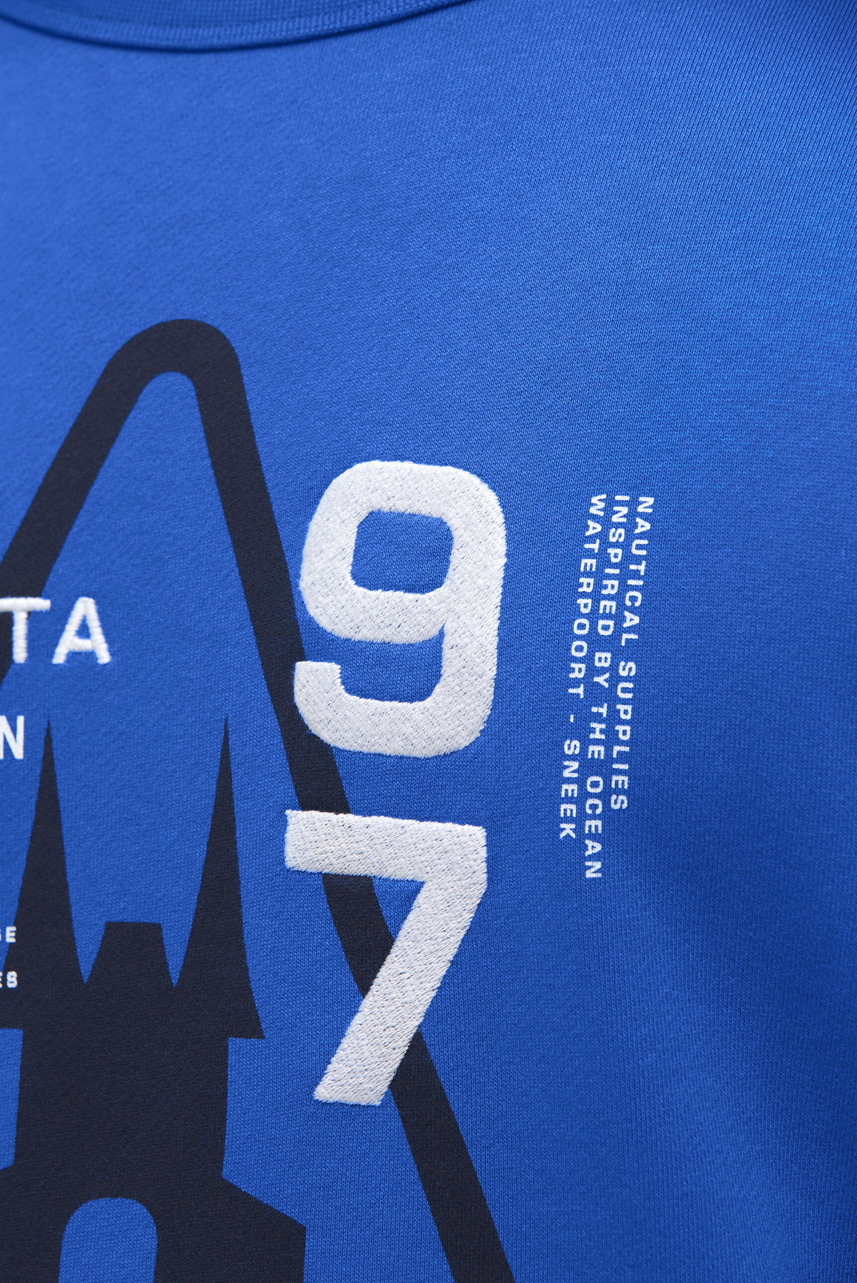 sweatshirt met artwork vooraan