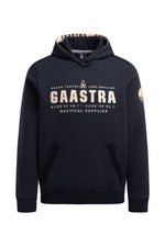 Hoodie mit Logo-Applikation und Tapes blue navy