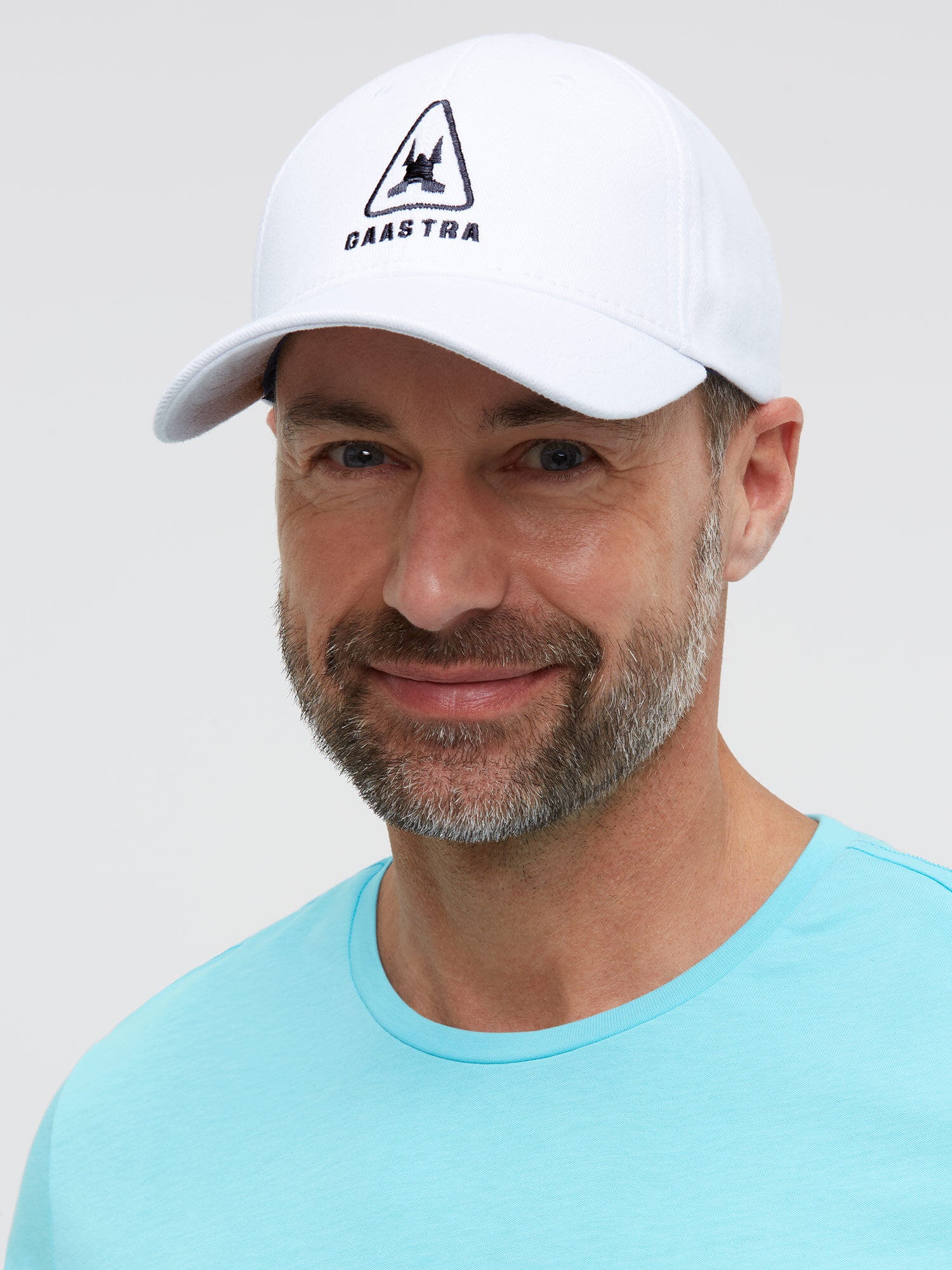 Basecap mit Rubber Artwork opticwhite