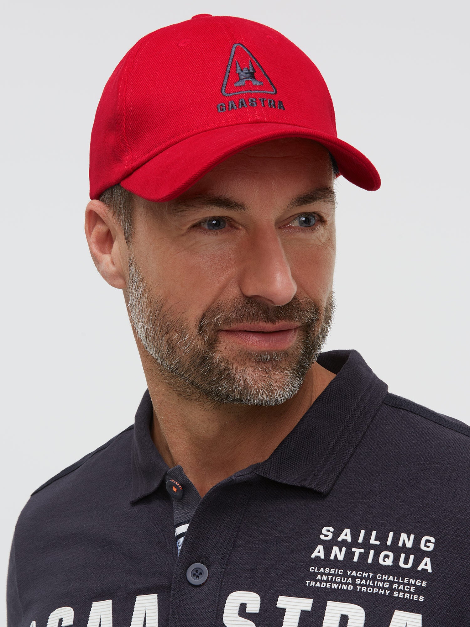 Basecap mit Rubber Artwork core red