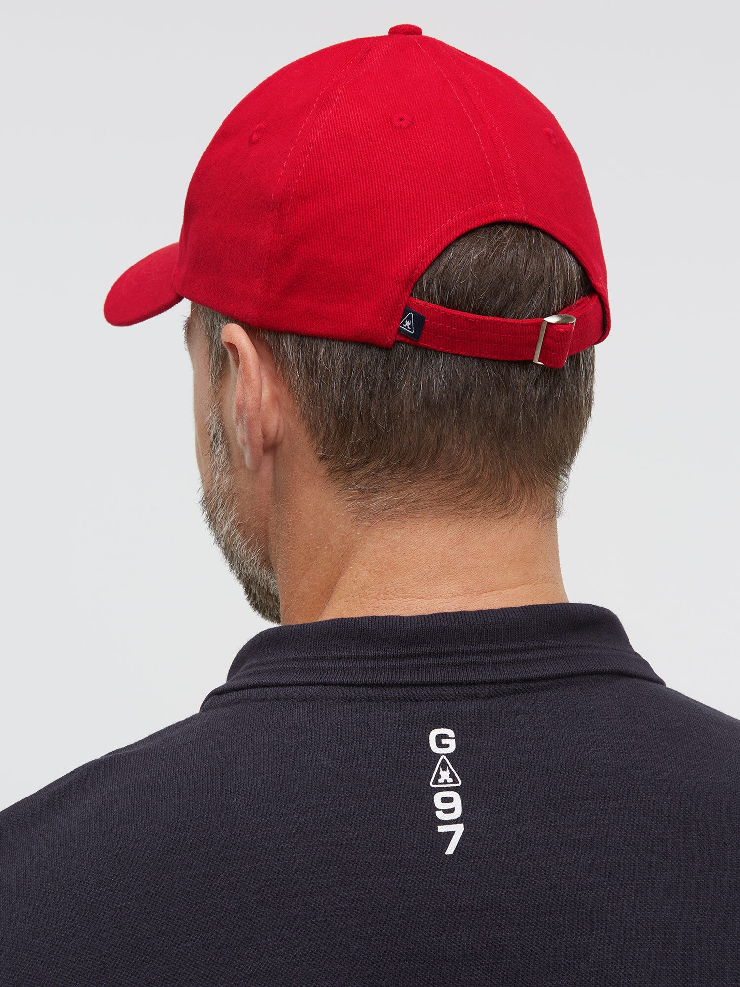 Basecap mit Rubber Artwork core red