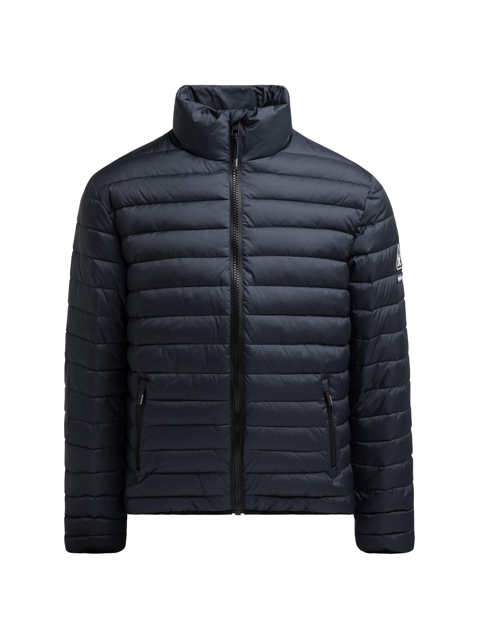 Steppjacke mit Rubber Patches blue whale