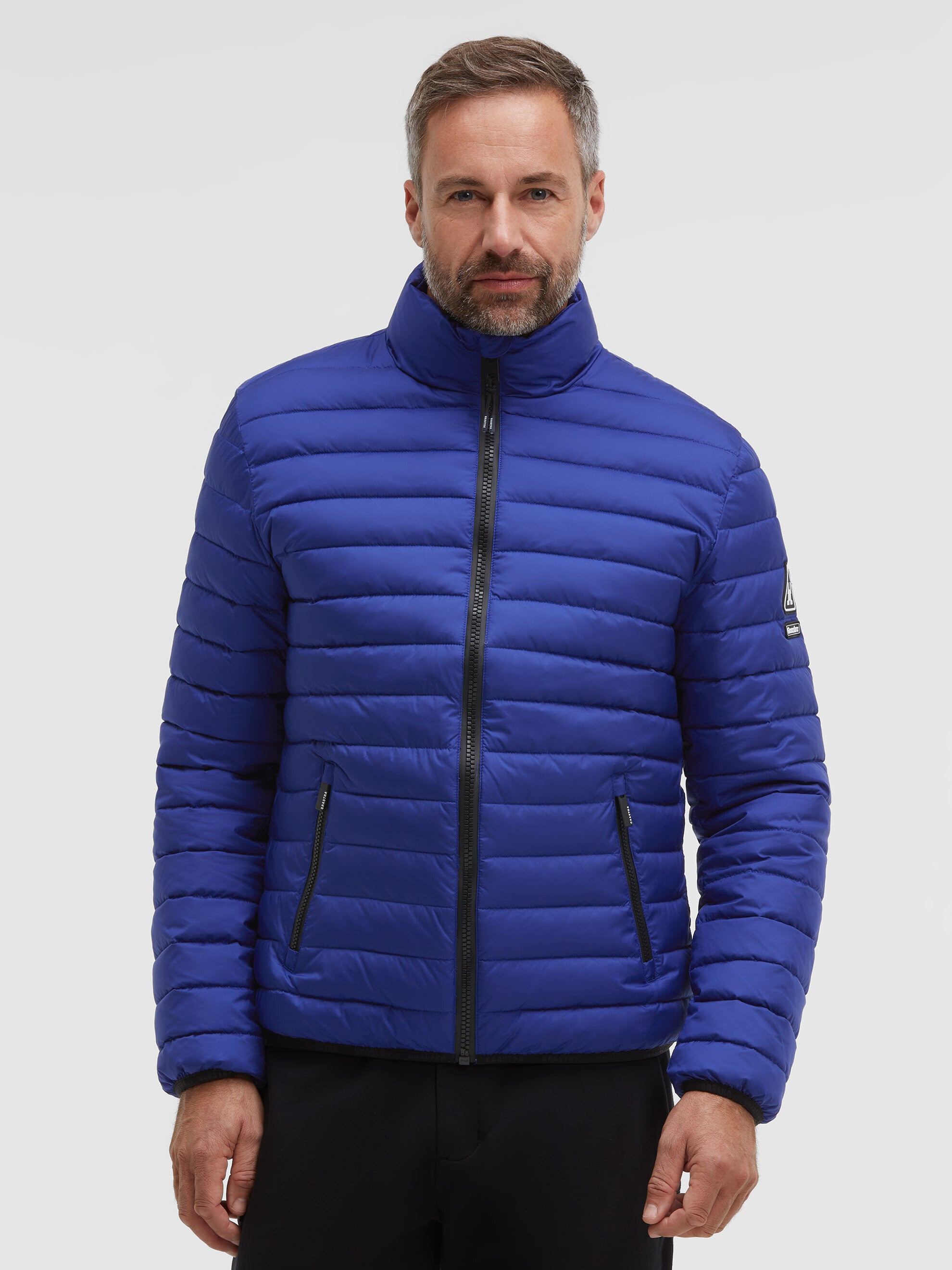 Steppjacke mit Rubber Patches marina blue