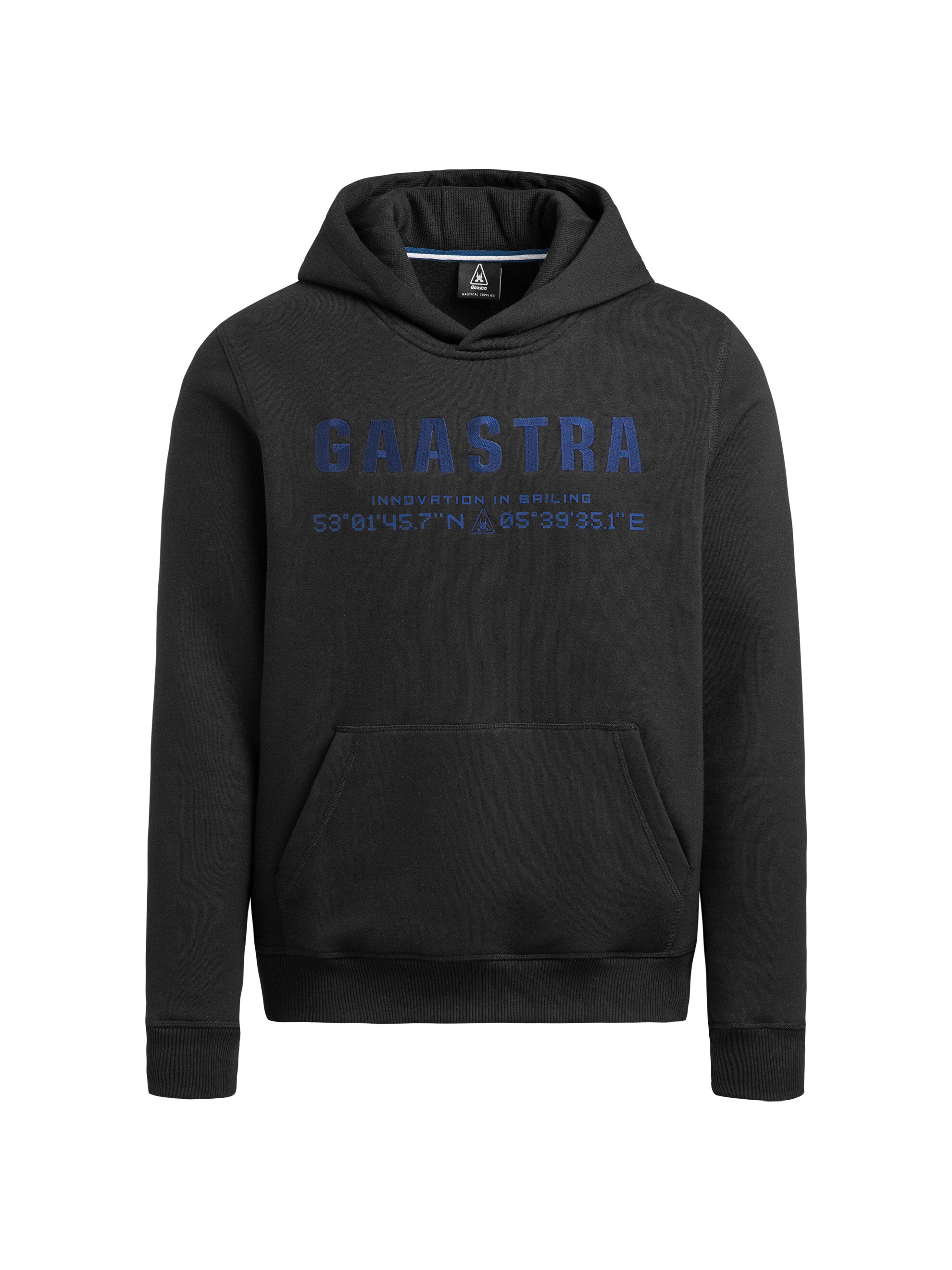 Hoodie mit Logo-Stickerei black