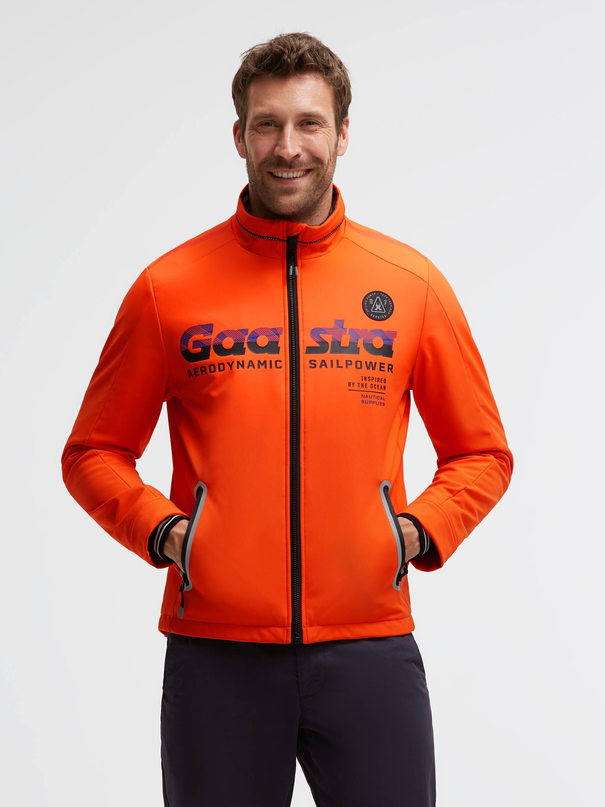 Softshelljacke mit Logo Artwork ocean crab