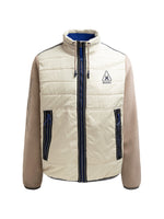 Fleecejacke im Materialmix mit Tape-Details coastal path