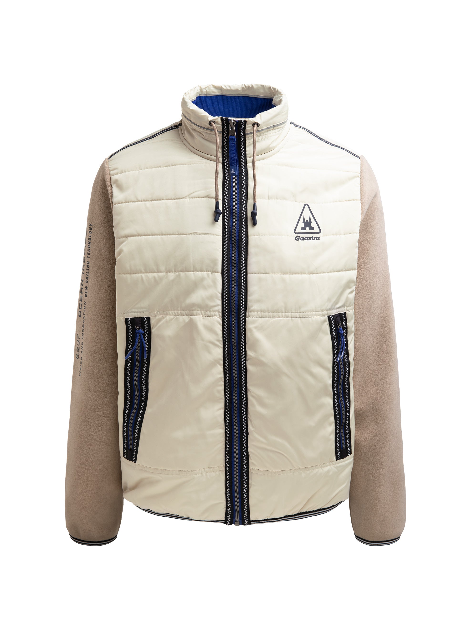 Fleecejacke im Materialmix mit Tape-Details coastal path