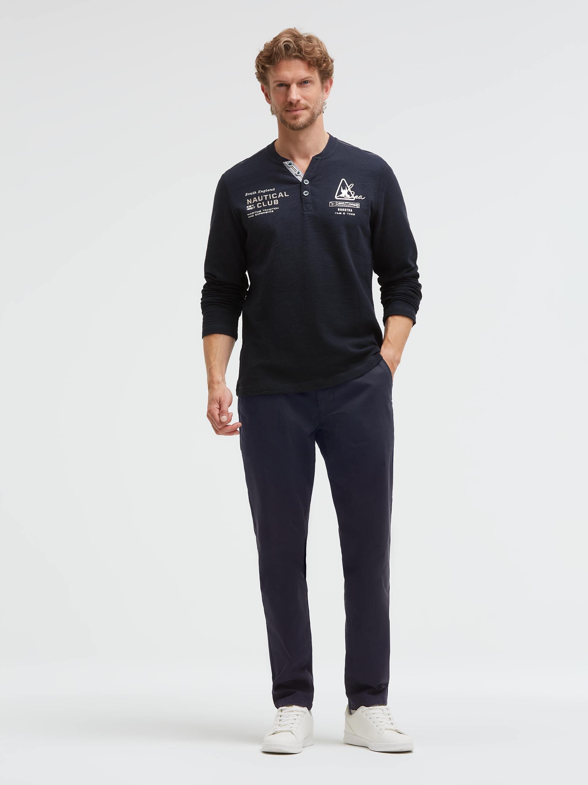 GAASTRA Henleyshirt blau Bild 3