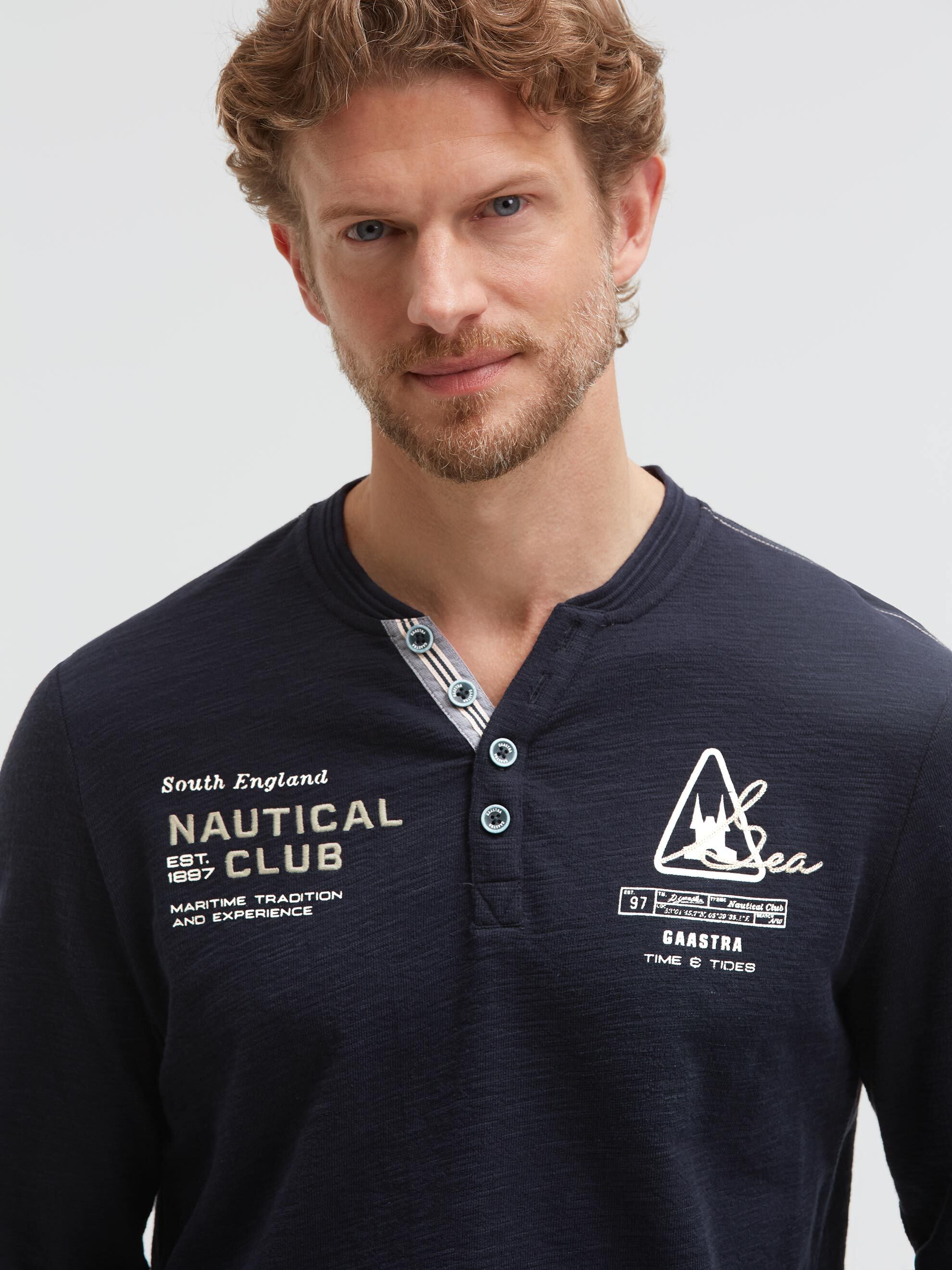 GAASTRA Henleyshirt blau Bild 4