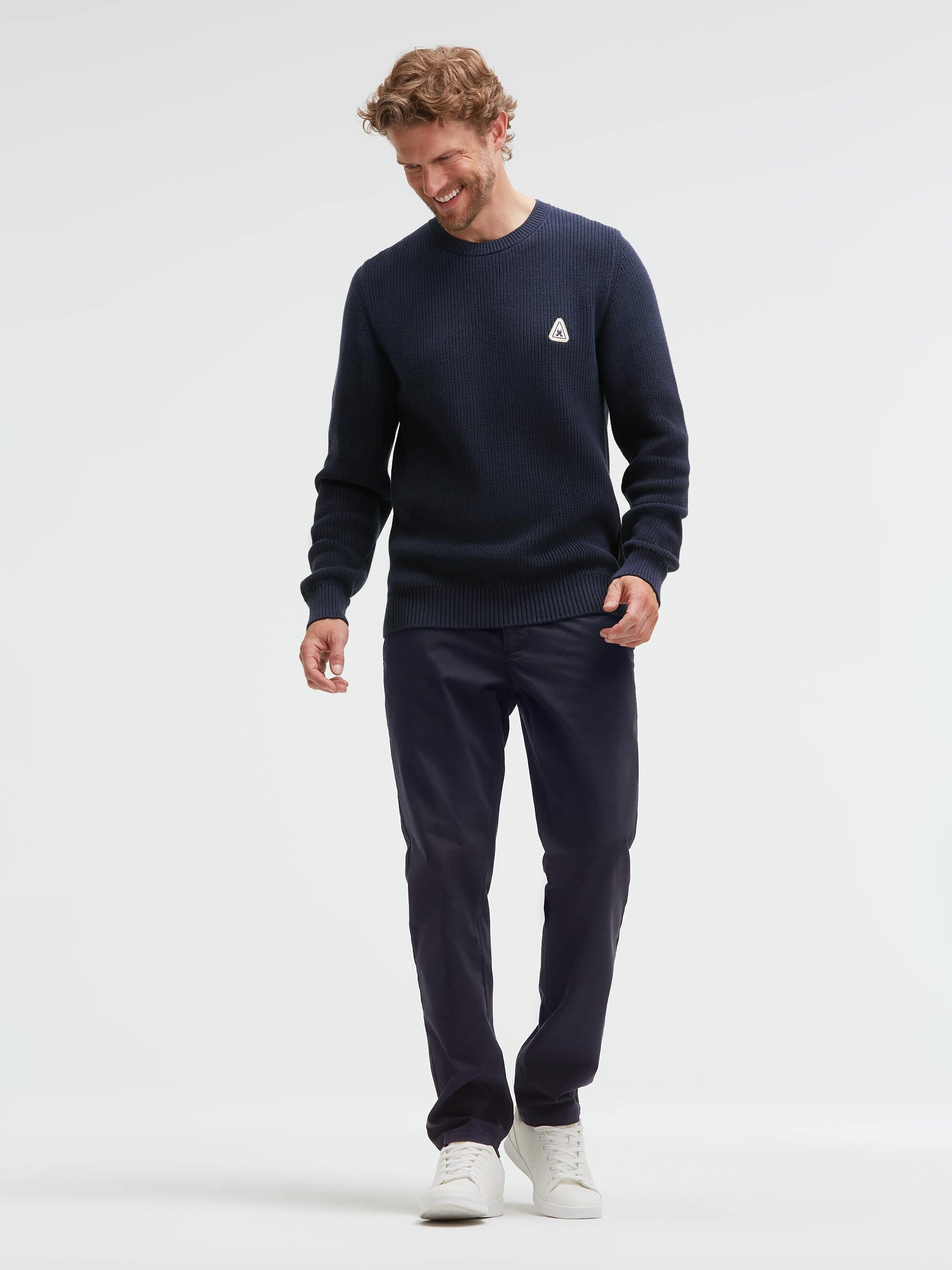 GAASTRA Rundhalspullover blau Bild 3