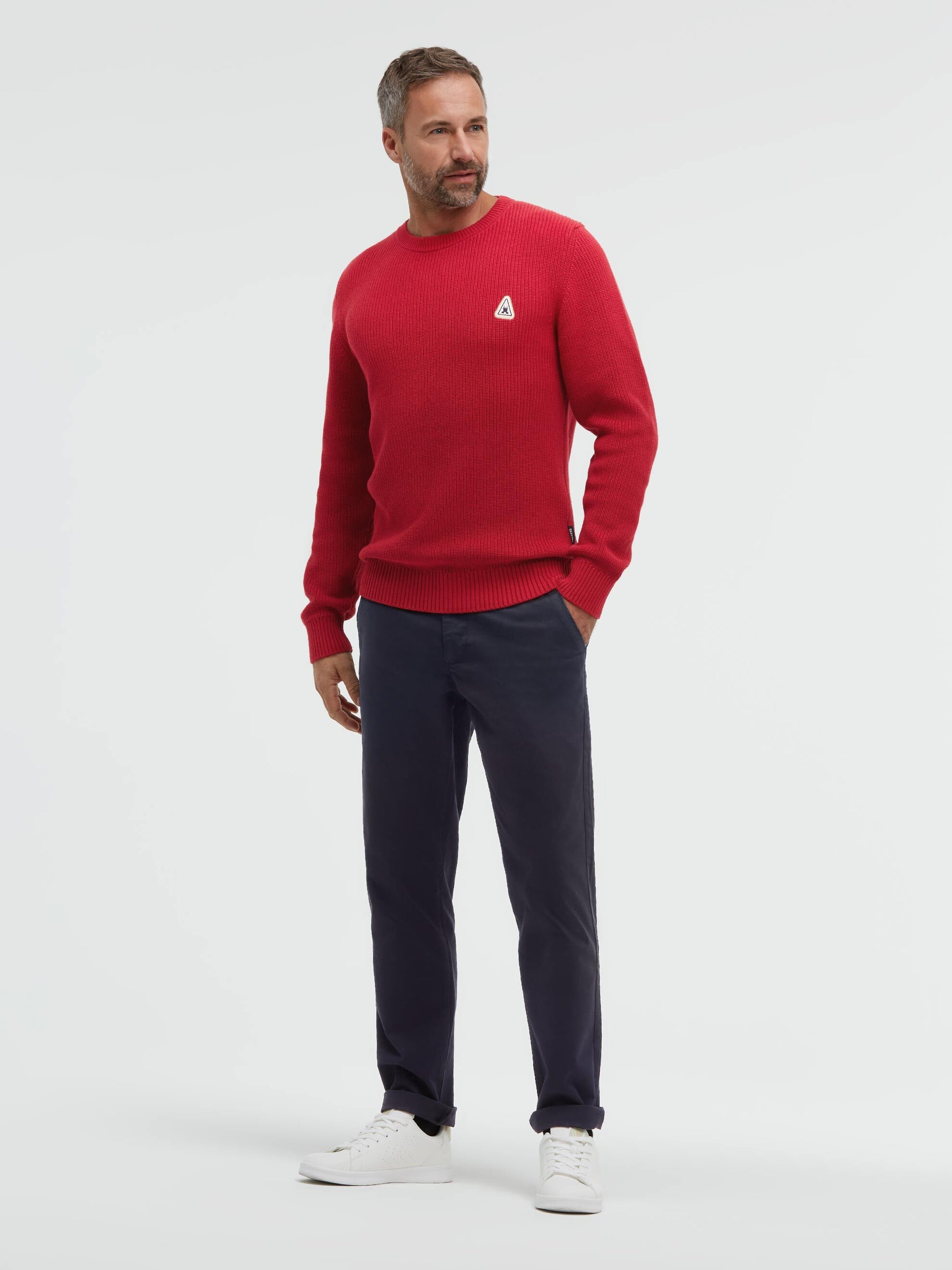 GAASTRA Rundhalspullover rot Bild 3